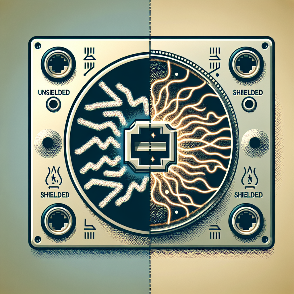 What is the difference between shielded and unshielded ports?