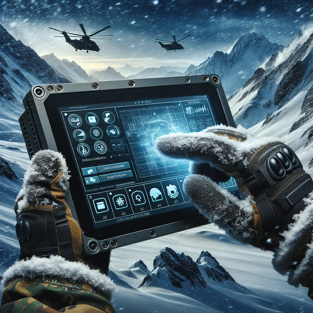 How are touchscreens being adapted for use in harsh environments?